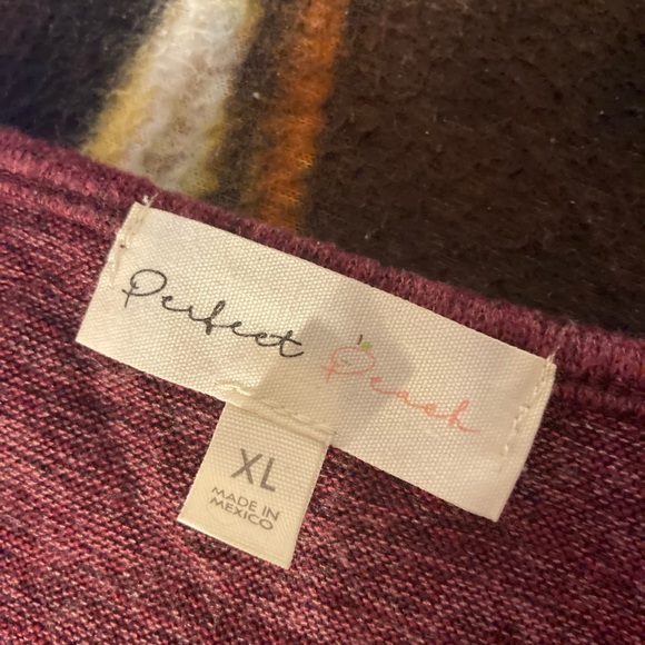 Perfect Peach ruffled bottom tunic/ dress XL - Picture 3 of 8